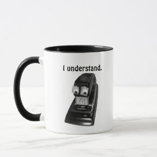 Taza Stapler con ojos de google