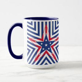 Taza Star of Freedom (Stripe)
