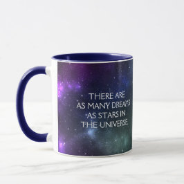Taza Starfield con polvo cósmico multicolor