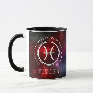 Taza Starfield Pisces Fish Western Zodiac