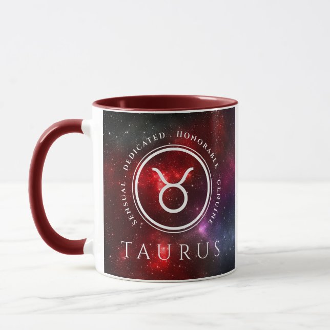 Taza Starfield Taurus Bull Western Zodiac (Izquierda)