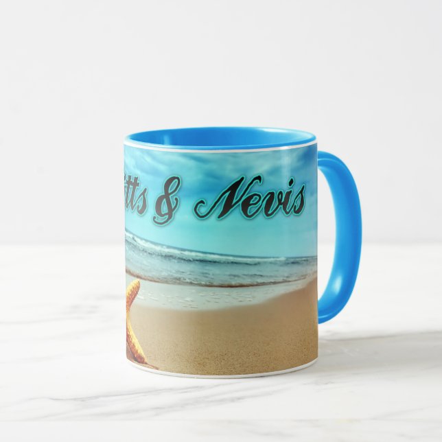 Taza Starfish de San Cristóbal y Nieves (Anverso derecho)
