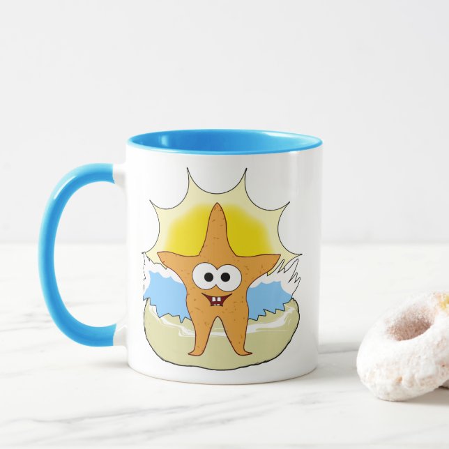 Taza Starfish Mugs (Con donut)