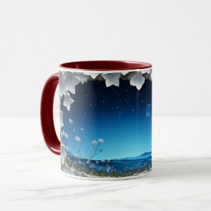Taza Starlit Night Garden Ceramic Coffee Mug ☕