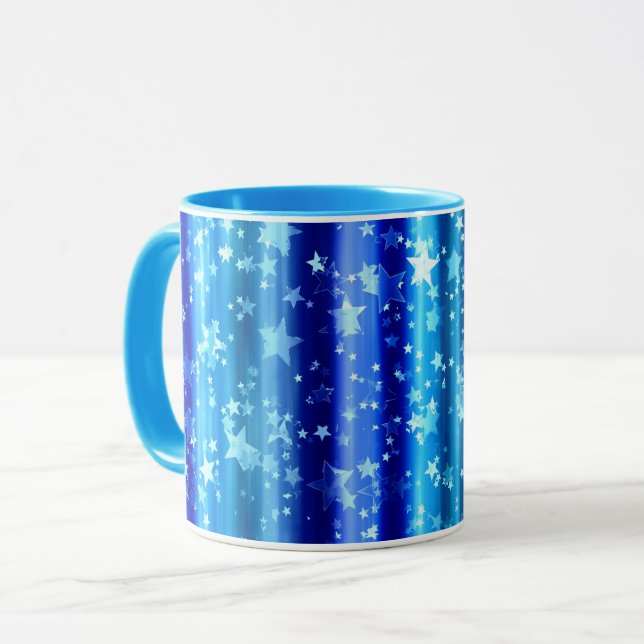 Taza Starry Blue Decorative Design (Anverso izquierdo)