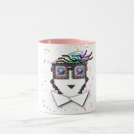 Taza Starry Eyes Classic White Fun