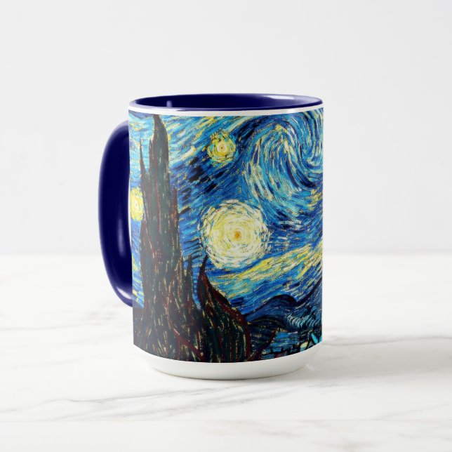 Taza Starry Night by Vincent van Gogh (Anverso izquierdo)
