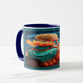Taza Starry Night Dreaming Fairy Magical Mug