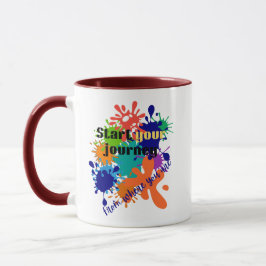 Taza Start Your Journey Motivational Mug | Black Friday