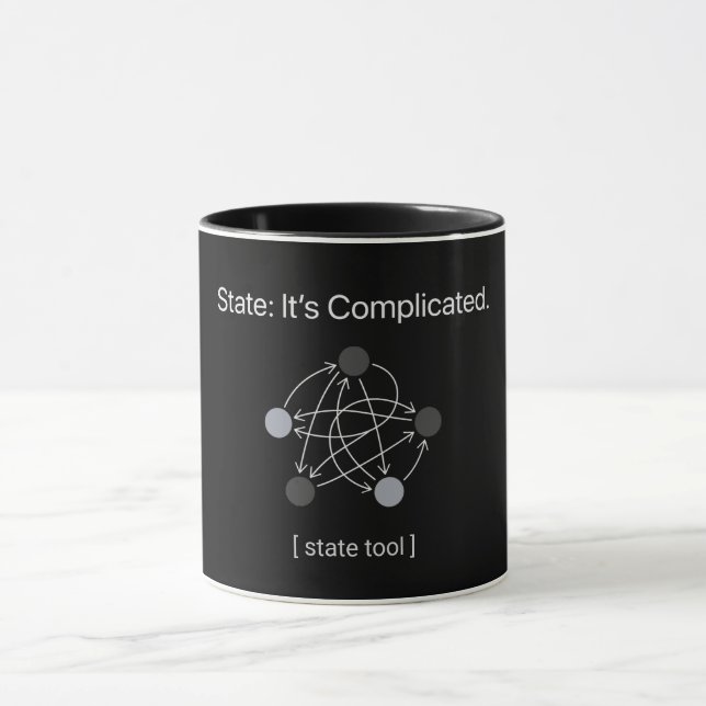 Taza State Its Complicated Programmer Humor (Centro)