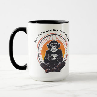 Taza Stay Calm and Sip Your Coffee Design