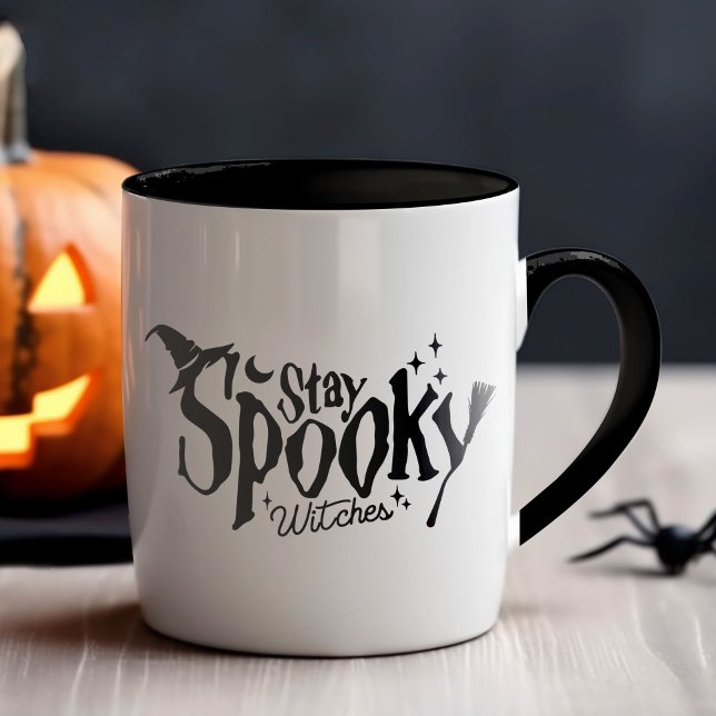 Taza Stay Spooky Witness Witness Witch Halloween es gra (Stay Spooky Witches Witch Halloween Funny Mug)