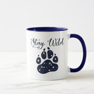 Taza Stay Wild Wolf Paw Mug