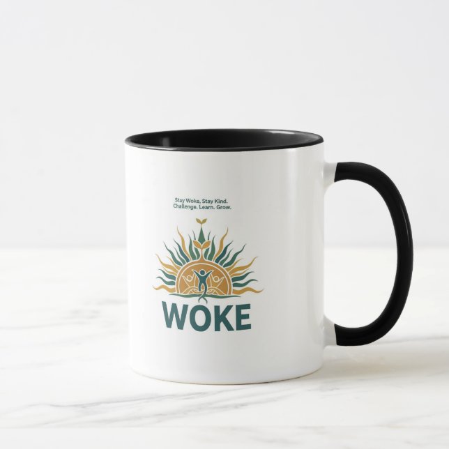 Taza Stay Woke (Derecha)