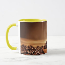 Taza Steaming Coffee Beans Sticker for Mug Lovers