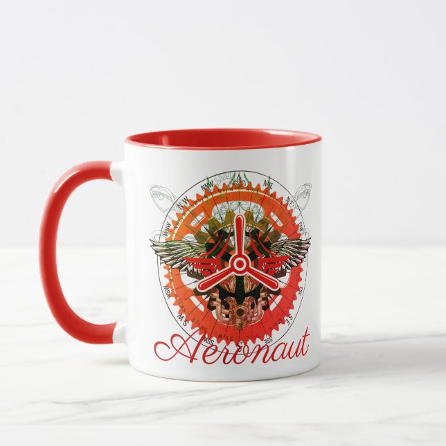 Taza Steampunk Aeronaut, Himmelsmechanik (Izquierda)
