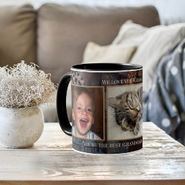 Taza Steampunk Dad o Granddad Photo Mug