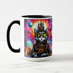 Taza Steampunk Space Cat I