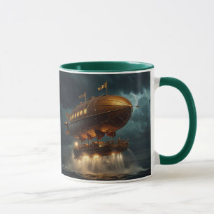 Taza Steampunk Submersible Ocean-liner