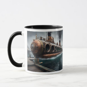 Taza Steampunk Submersible Ocean-liner