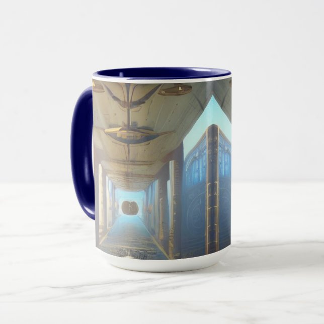 Taza Steampunk Tunnel Mug (Anverso izquierdo)
