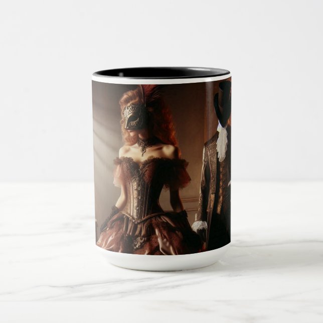 Taza Steampunk Victorian Fantasy Art Masquerade  (Centro)