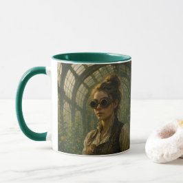 Taza Steampunk Victorian Gardener Art