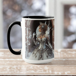 Taza Steampunk Victorian Industrial Winter Queen