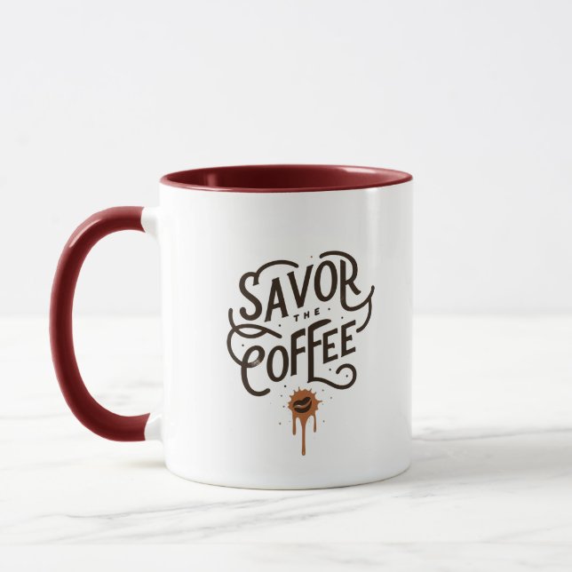 Taza Steer and Savor The Coffee Mug (Izquierda)