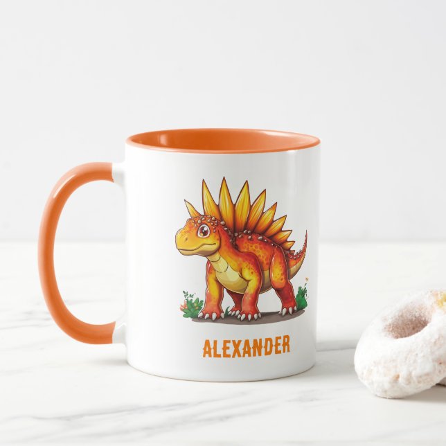 Taza Stegosaurus Dinosaur (Con donut)
