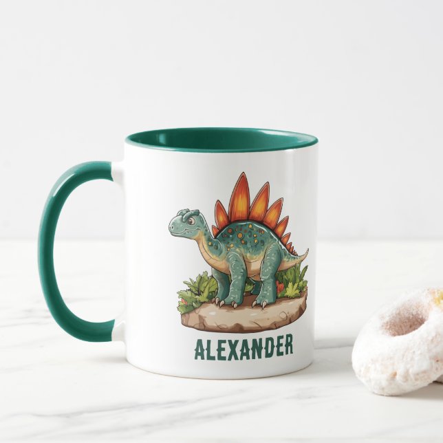 Taza Stegosaurus Dinosaur (Con donut)