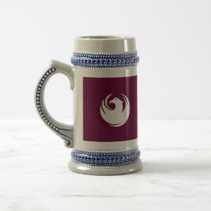 Taza Stein con bandera de la ciudad de Phoenix, Ar
