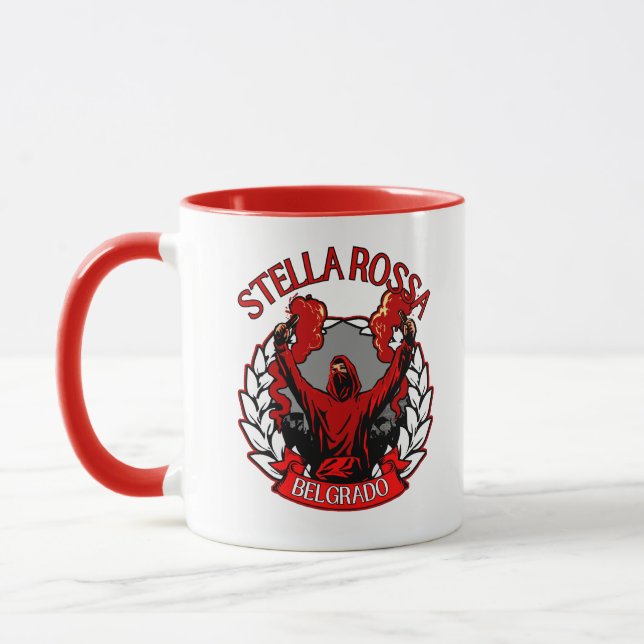Taza Stella Rossa Belgrado ULTRAS  (Izquierda)
