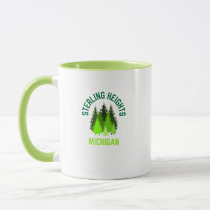 Taza Sterling Heights Michigan Hometown Coffee Mug