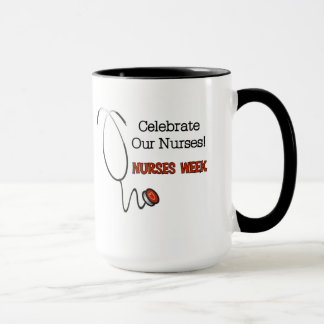 Taza Stethoscope Enfermeras Semanas Mugs