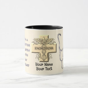 Taza Stethoscope médico cardíaco