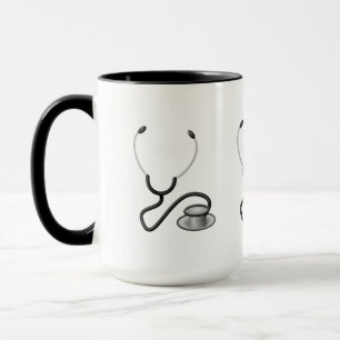 Taza Stethoscope Mug - Gran empuje para enfermeras o en