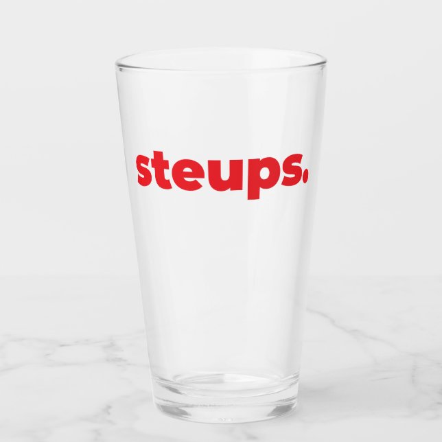 Taza Steups - Rojo (Anverso)