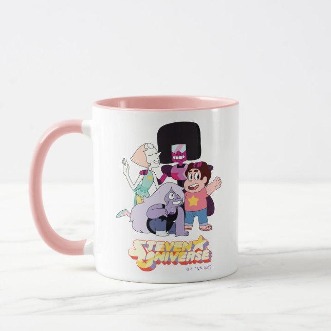 Taza Steven Universe | Crystal Gem Group Huddle (Izquierda)