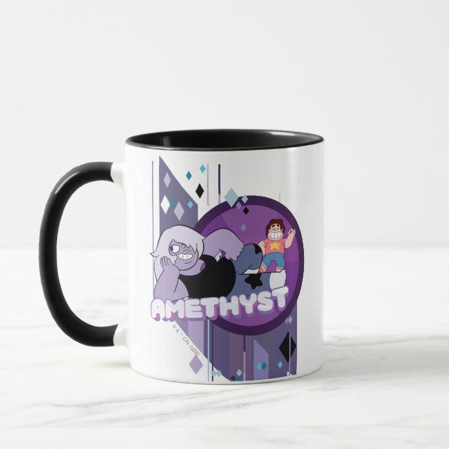 Taza Steven Universe | Gráfica de caracteres antimetist (Izquierda)