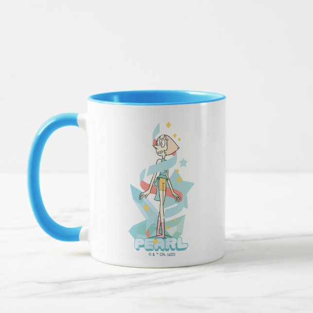 Taza Steven Universe | Gráfico de caracteres de perla (Izquierda)