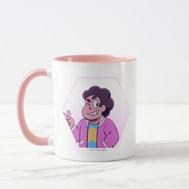 Taza Steven Universe | Retrato de diamante rosa (Izquierda)