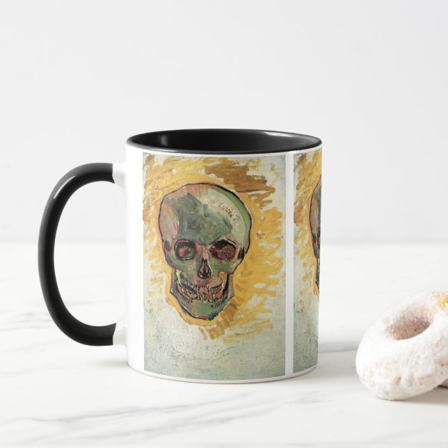 Taza Still Life Skull de Vincent van Gogh (Con donut)