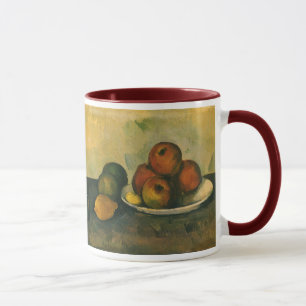 Taza Still Life with Apples de Paul Cezanne