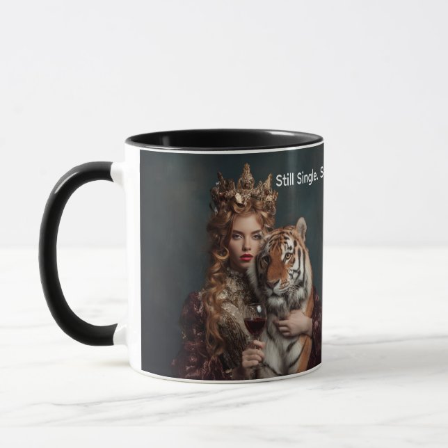 Taza Still Single Not Settling Mug – Funny Empowering C (Izquierda)