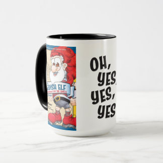 Taza Stories of a Swedish Elf Mug - cover and stickers