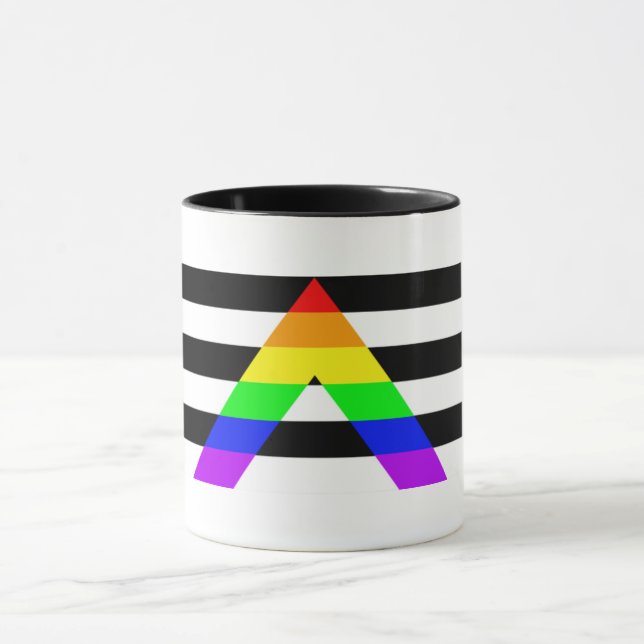 Taza Straight Ally Flag  (Centro)