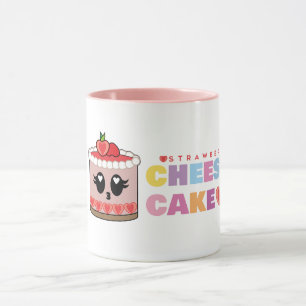 Taza Strawberry cute cheesecake cup 