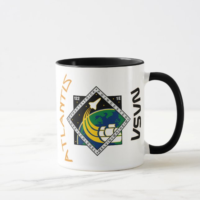 Taza STS 122 la Atlántida (Derecha)