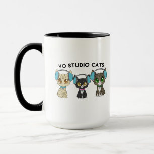 Taza Studio Cats Two Toned Mug